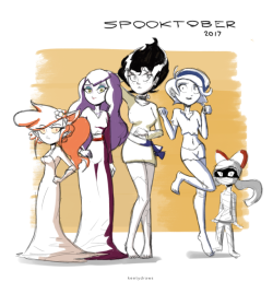 kt-draws: keetydraws: SPOOKTOBER IS ALMOST HERE!!! Lewd Cover