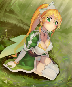 fandoms-females:  AF #6 - You Encounter A Leafa ! ( walzrj )