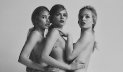 worlddelevingne:  Suki,Georgia & Cara for Vogue UK 