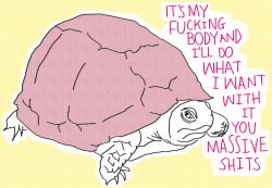 mormondad:  This turtle really speaks to me… Wow