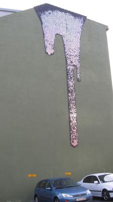 coolthingoftheday:‘Glitter Drip’ by Theresa Himmer in Reykjavik,