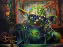 steampunktendencies:Yoda Steampunk By Cecil Porter