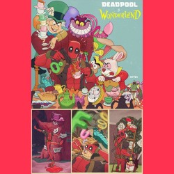 #deadpool #marvelcomics #marvel #disney #aliceinwonderland