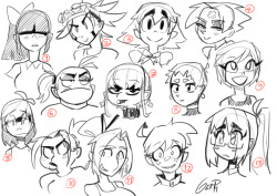 gerph18up:    Waifu design practice, Choose your favorite  