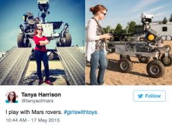 insertcaffeine:  micdotcom:   #GirlsWithToys proves women belong