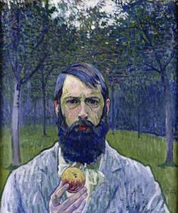    Cuno Amiet.Â Self-Portrait with Apple.Â 1903.   