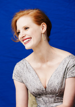 melanieslaurent-blog:  Jessica Chastain at the “Tree Of Life”