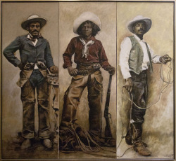 blackhistoryalbum:  Black Cowboys by Artist Kwasi Seitu Asantey