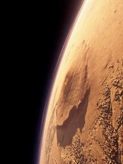 opticallyaroused: Mars’ Olympus Mons, The Tallest Mountain