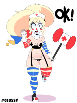 somescrub: Nursette the Clown. The world needs more sexy clowns.