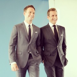 sexyabach:  Gabriel Macht & Patrick J. Adams for TV Guide