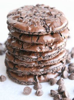 food-porn-diary:  Chocolate Chip Brownie Cookies [600x807]