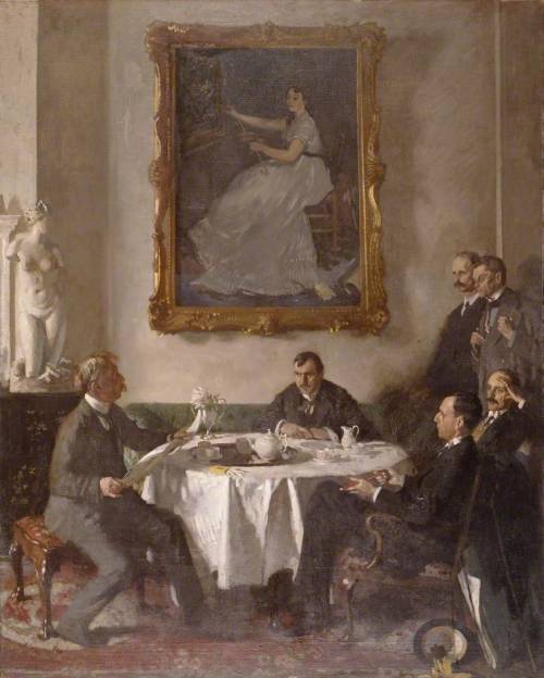 william-orpen:Homage to Manet, 1909, William Orpen