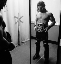 blackandwhitewrestling: The new WWE World Heavyweight Champion@wwerollins