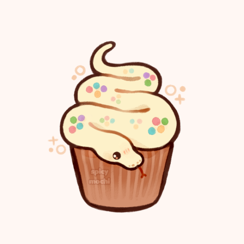 spicymochi:cupcake snake