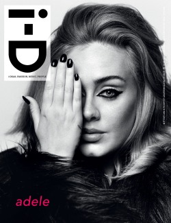 rarnon:  adele on the cover of i-D magazine  