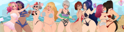   Summer Fallout4 girls multicomm finished n.n Phew 9 girls are