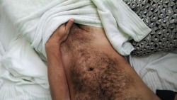 nakedcuddles:  I had just trimmed my bush after two months of