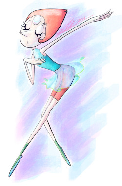candypoppin:  Pearl fanart that I’ve made for the t-shirt design