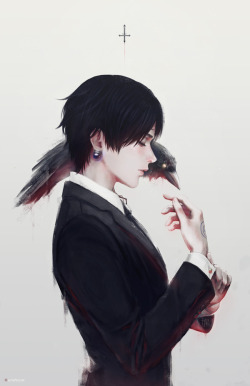 rainnoir: Lamentation The crow symbolizes the death of… *cough*