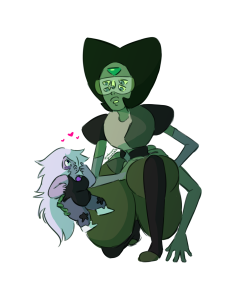 gemfusions:  Jade (my idea of peridot and garnet’s fusion)