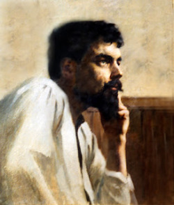 Gorguet Auguste-Francois-Marie  La meditation. 1891