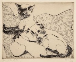 catonhottinroof:  Orovida Camille Pissarro (1893 - 1968) Siamese