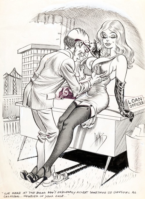 inky-curves: Bill Ward  “We here at the bank don’t ordinarily