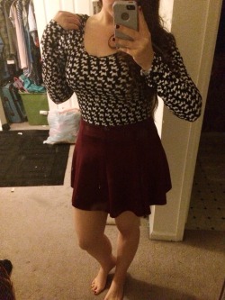 kittychips:  got this shirt and skirt for 20 dollars 