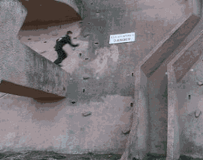taichiclothinguniforms:  Parkour in the wall. They are like