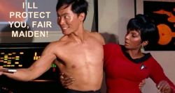 spatscolombo:  I just learned that Nichelle Nichols ad-libbed