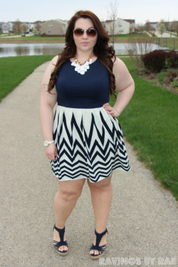 loveallchubbygirls:  http://ravingsbyrae.com/ Outfit of the Day: