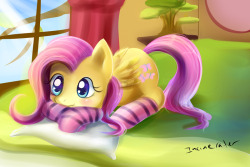 madame-fluttershy:  Fluttershy in socks. by *Incinerater  <3!