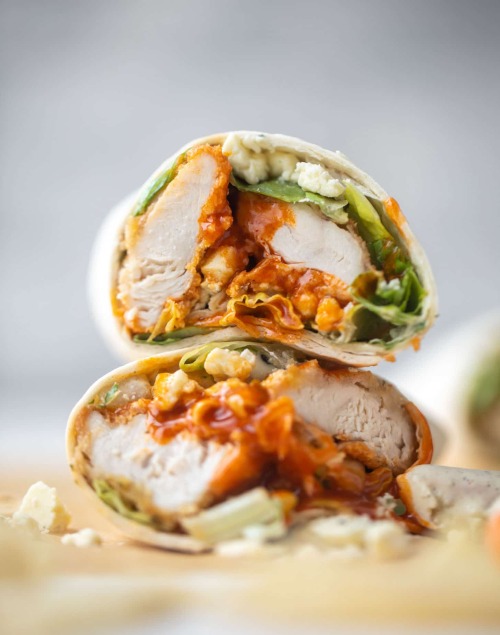 savorytoothgirl:  hot honey buffalo chicken wraps  