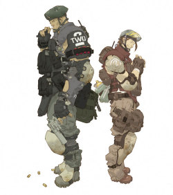 rocketumbl:  Army of Two  Concept Art