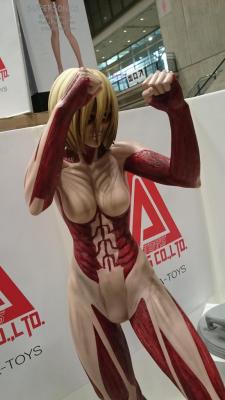 A-Toys Co., LTD showcased their 90cm Female Titan figure at Wonder