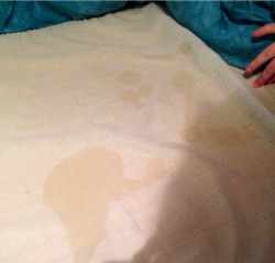 palesbian:  just squirted all over my girlfriends bed oops 