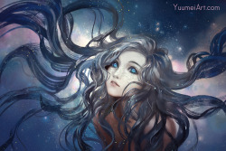 yuumei-art:  After being away and sick for weeks, I’m finally