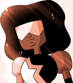 princesssilverglow:  Drawing Garnet when I’m sad or anxious