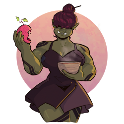 brokenhorns:  Another quick orc lady!
