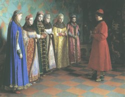 fyeah-history:  Tsar Alexei Chooses His Bride by Grigory Sedov