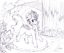 dufelbagofsafedraws: Rarity is best kirin Based off this neat