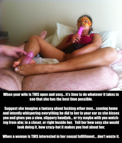 What an amazingly REAL woman, pleasing her man over at http://thisconejaluvsit.tumblr.com/Check