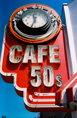 americanapparel:  Cafe 50s, 11623 Santa Monica Blvd. Los Angeles
