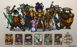 A group picture of my former World of Warcraft guild: The Band