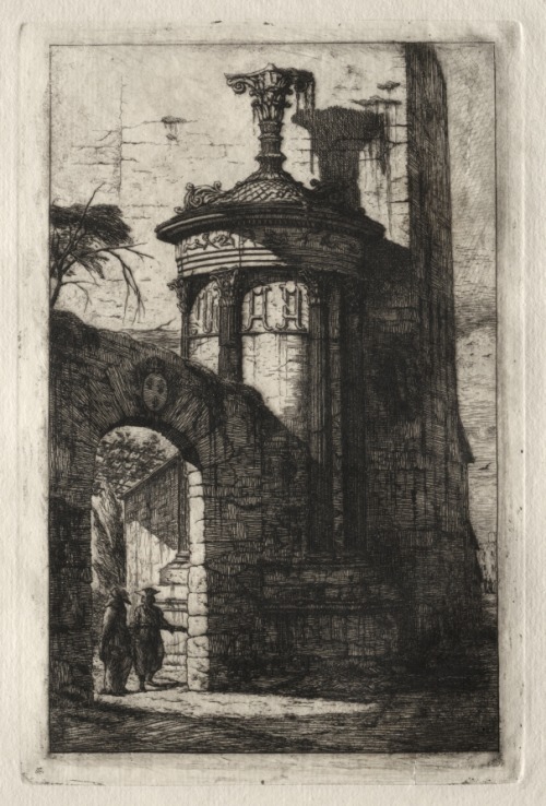 cma-prints:  Entrance to the French Capuchin Convent at Athens,