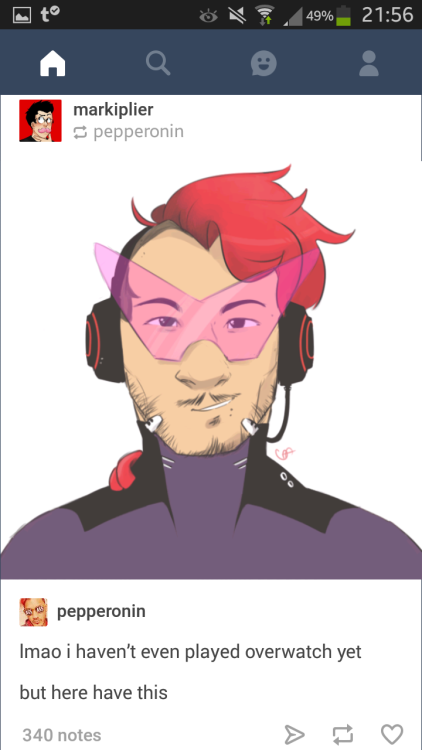 domdombogi:  This is literally my whole feed Thanks @markiplier (Not like it bothers me but still