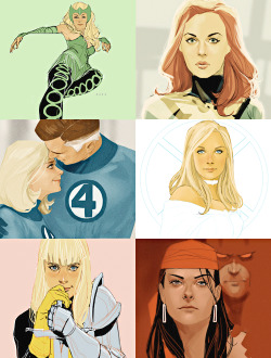 homovikings:  Favorite Artists Meme → Phil Noto  ↳ ft. Amora