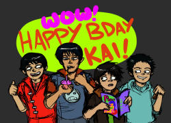 According to pixiv today is Kai from Akira’s Bday, it’s