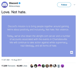 the-future-now:  Gaming chat service Discord shutters alt-right